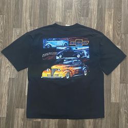 Vintage Y2K Navy Chevrolet American Heritage T shirt