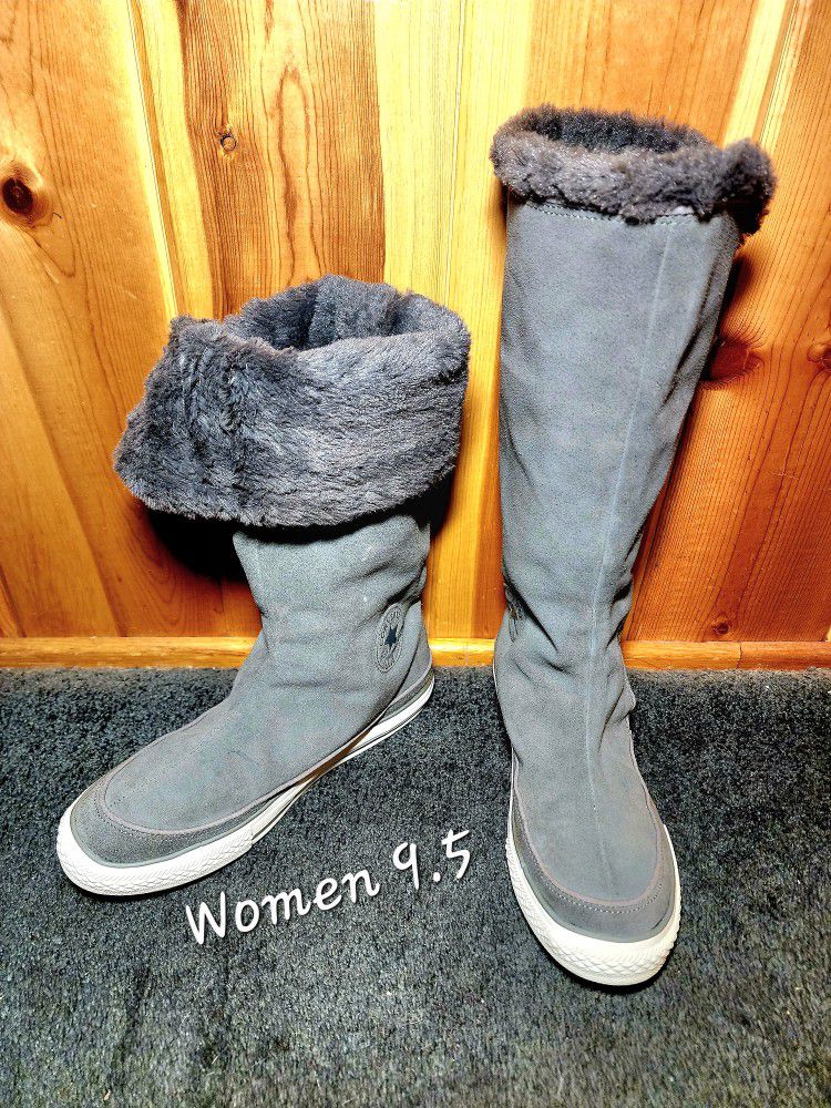 Converse All Star Beverly Knee high boots Women 9.5 for in Green Lake, California - OfferUp