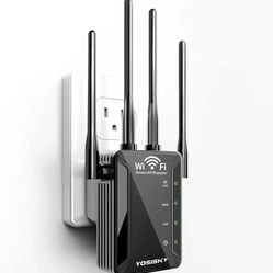 WiFi Range Extender Signal Booster - Covers Up To 9988 Sq Ft and 50 Devices