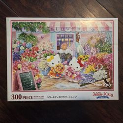 Hello Kitty flower shop puzzle