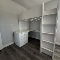 IKEA STUVA Loft Bed – $75 (Rainbow Pink Design)
