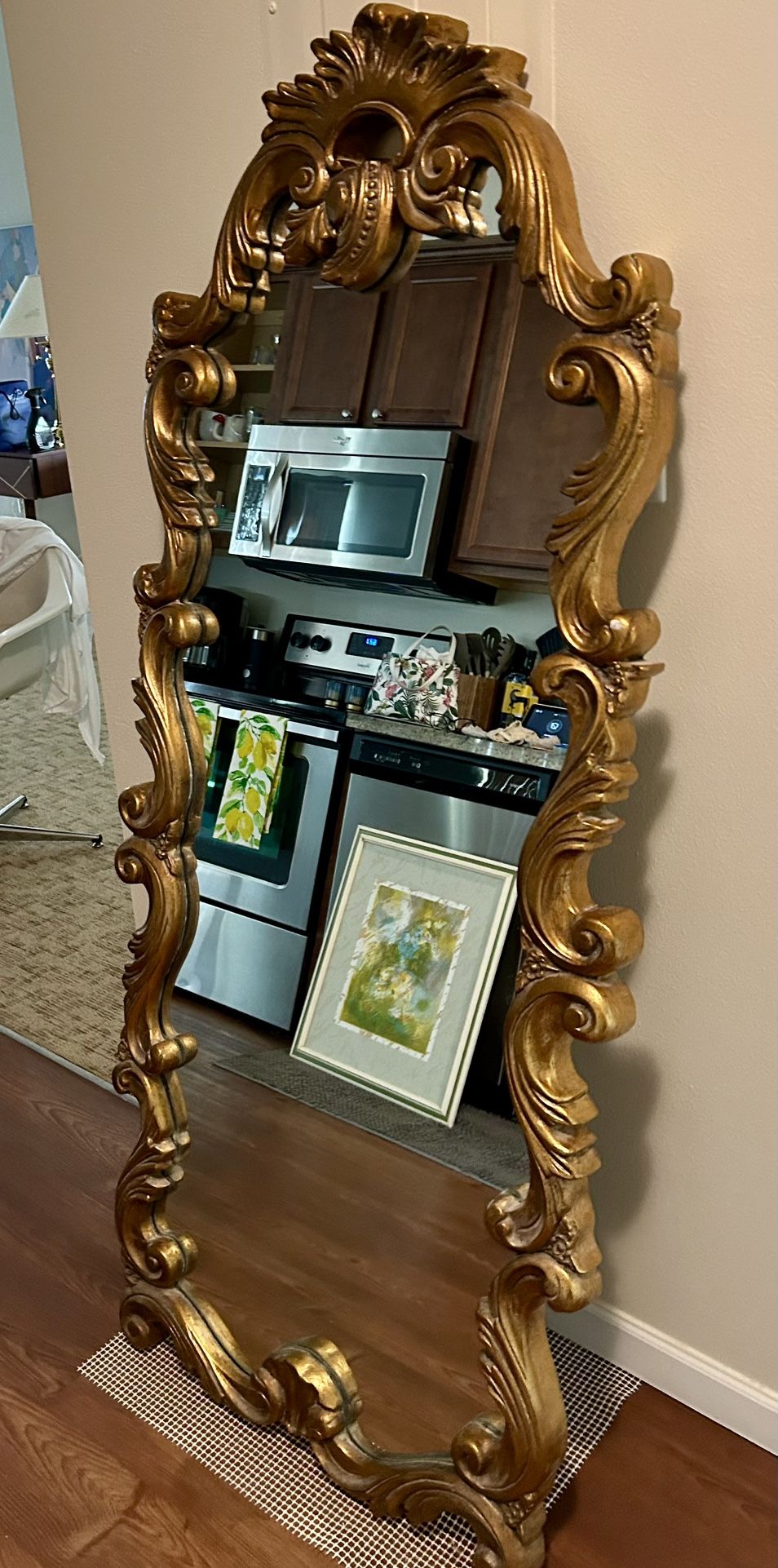 Mid Century Massive Italian Baroque Mirror
