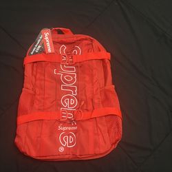 Red Supreme Backpack