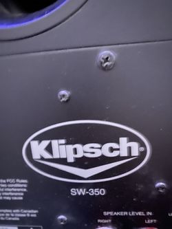 Klipsch SW-350 Ported subwoofer home theater