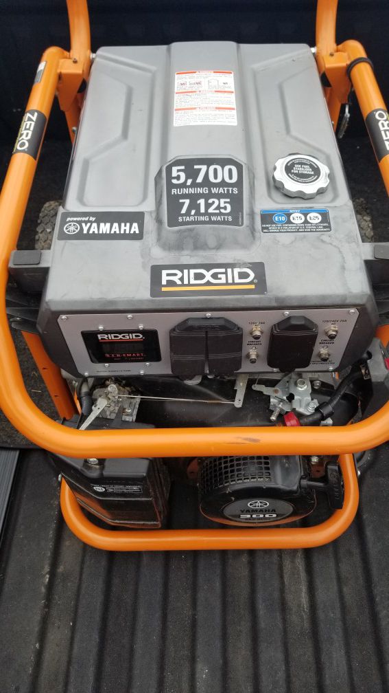 Rigid Zero Gravity 5700/7125 watt Generator