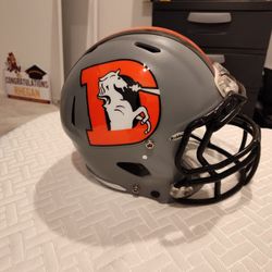 Denver Broncos Customized Helmet Riddell