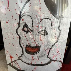 Art The Clown Tin Poster