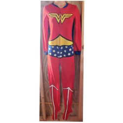 Wonder Woman Footed Pajamas S