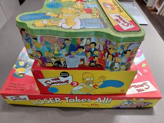 The Simpsons Board Games LOT