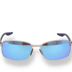 Maui Jim SHOAL MJ 797-17M Grey Rectangle Sunglasses with Blue Hawaii Lenses