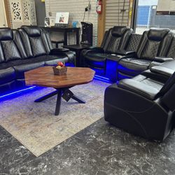 3 pc power reclining sofa love chair