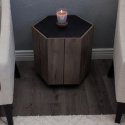 New Wood Side Table End Table With Storage Drawer