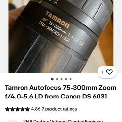 TAMRON TELEPHOTO LENS