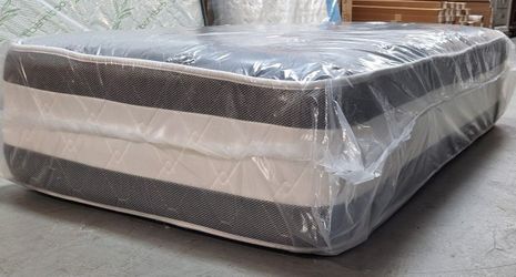 Twin Double Euro Pillow Top Plush Mattress Only Fast Delivery Limited Time Deal 