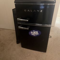 Galanz Black Retro Mini Fridge