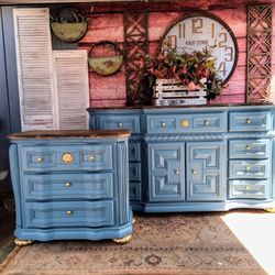 Blue Big Dresser Set