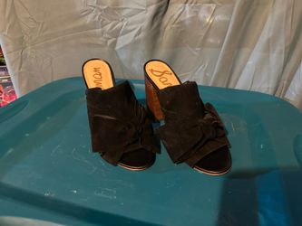 Women’s Sam Edelman Suede Knot Heel Mules (New,  8.5M)