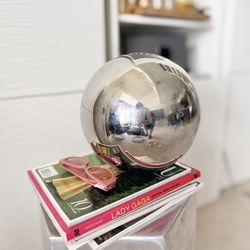 Garden Gazing Ball Steel 10 inch Home decor