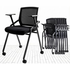 10 Pack Stackable Conference Room Chairs (HN)