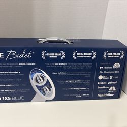 LUXE Bidet NEO 185 Blue – Dual Nozzle Toilet Bidet Attachment