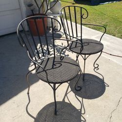Wrought Iron Patio Chairs 