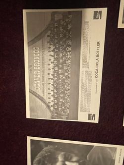 1978 Denver Broncos Team Photo And Other Promo