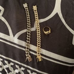 Cuban Bracelet And Chains