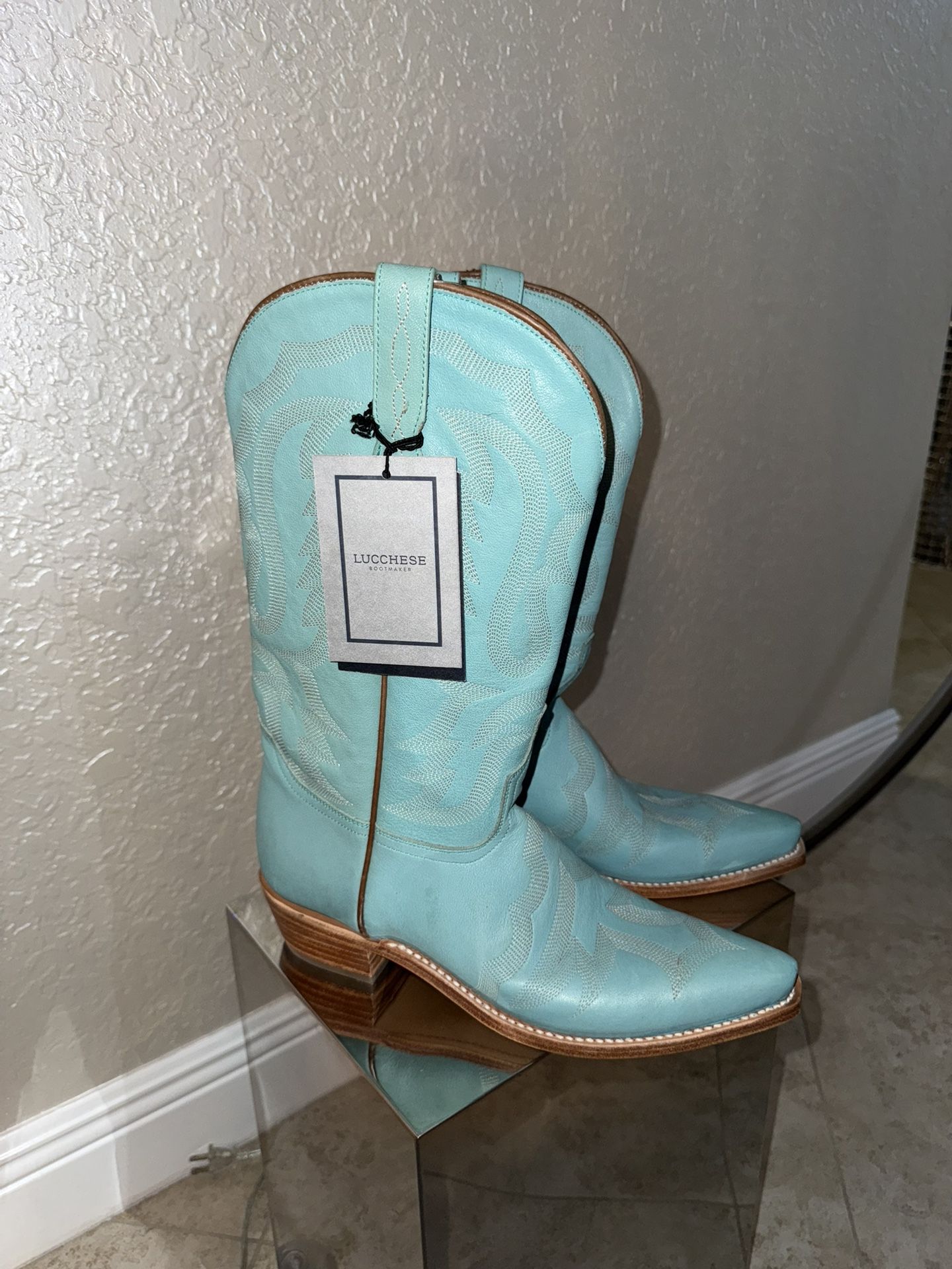 Brand New Lucchesse Leather Cowboy Boots