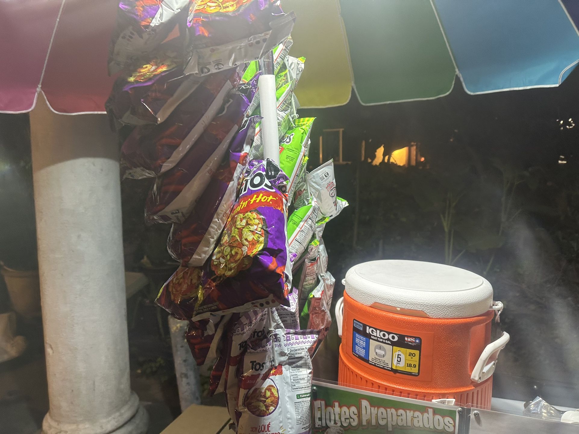 Elotes Cart