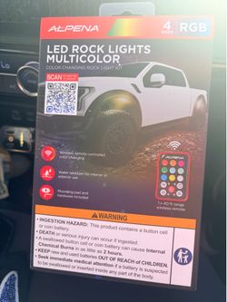Led rock lights multicolor