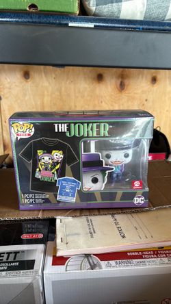 Funko pop the joker tshirt combo sealed
