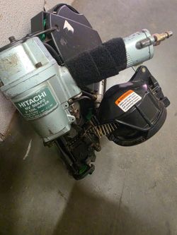 Hitachi NV50AP2 coil roofing nailer plasti-tacker plus