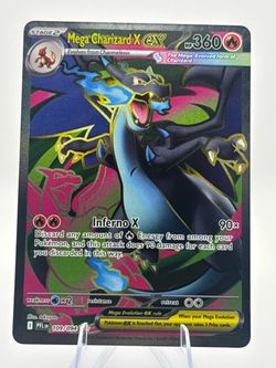 Mega Charizard X ex Pokémon Card 109/094 PFL