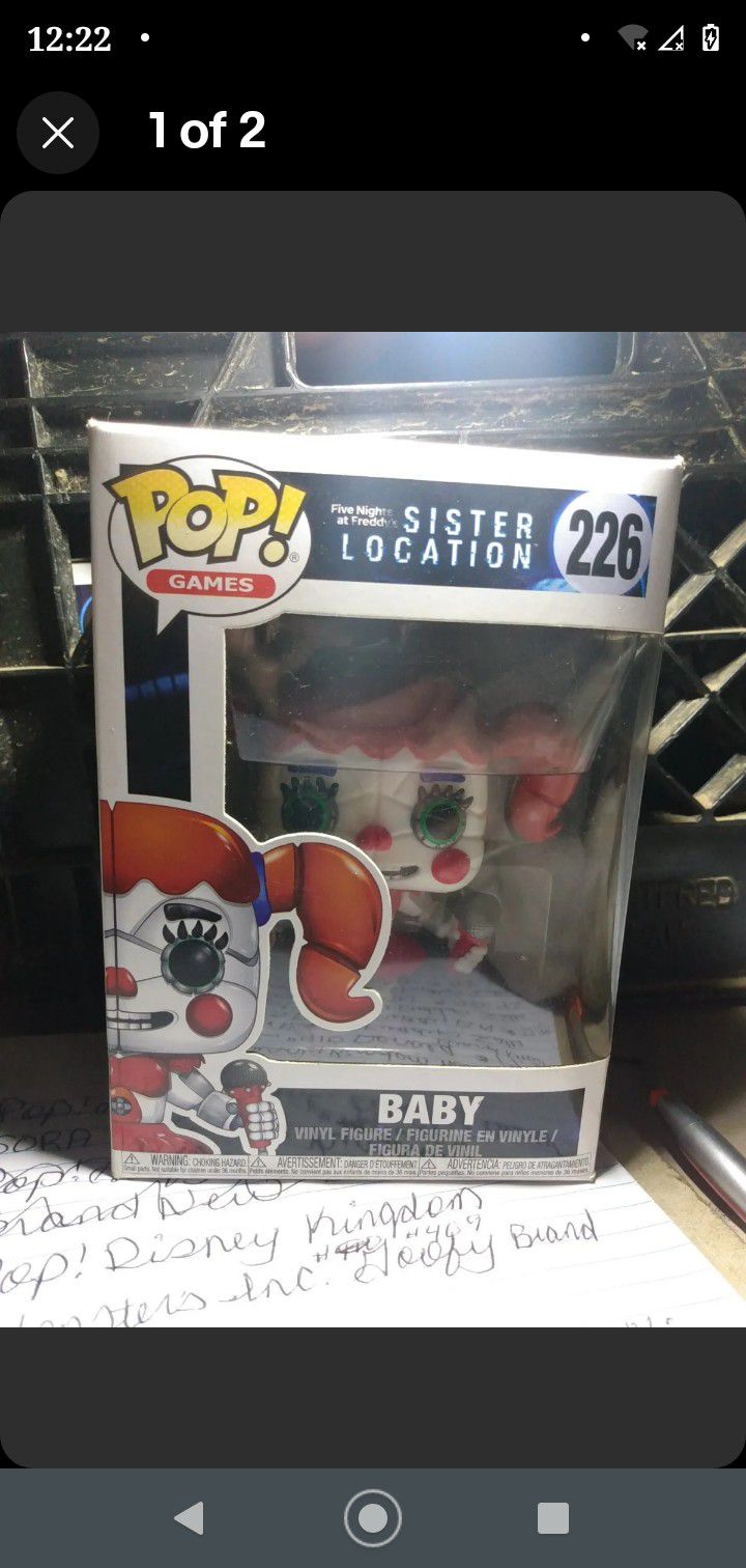 Funko Pop! Baby #226 Five Nights At Freddy's Sister Location 