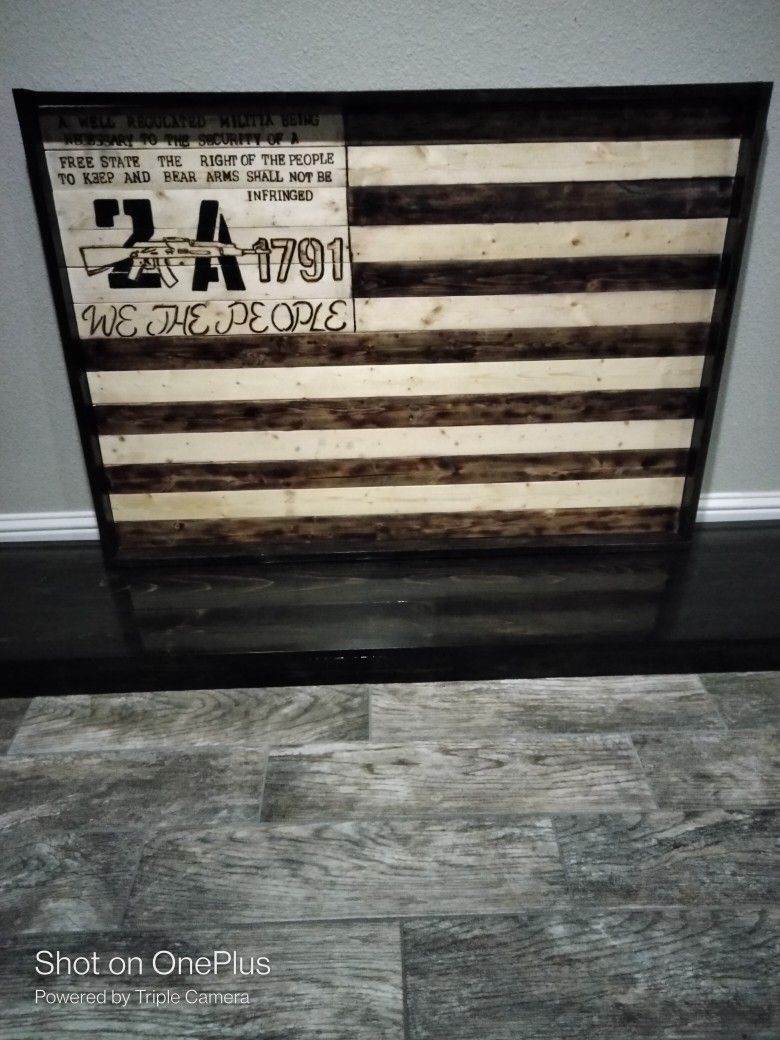 Custom Wood Burned Flags for Sale in Nuevo, CA - OfferUp