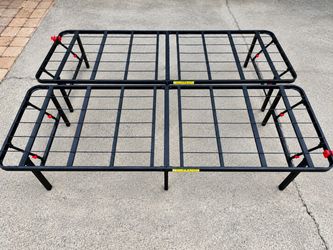 Black Metal Platform Bed Frame