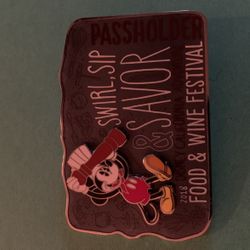 Disney ca adventure Food And Wine Festival Collectible Pin