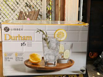 Libbey Durham 16-Piece Glass Set
