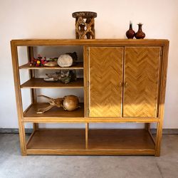 Mid-Century Style Wood Cabinet / Sideboard