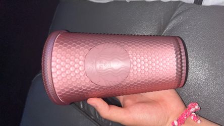 2022 Starbucks Pink Lemonade Soft Touch Studded Tumbler 16oz Grande (No Straw)
