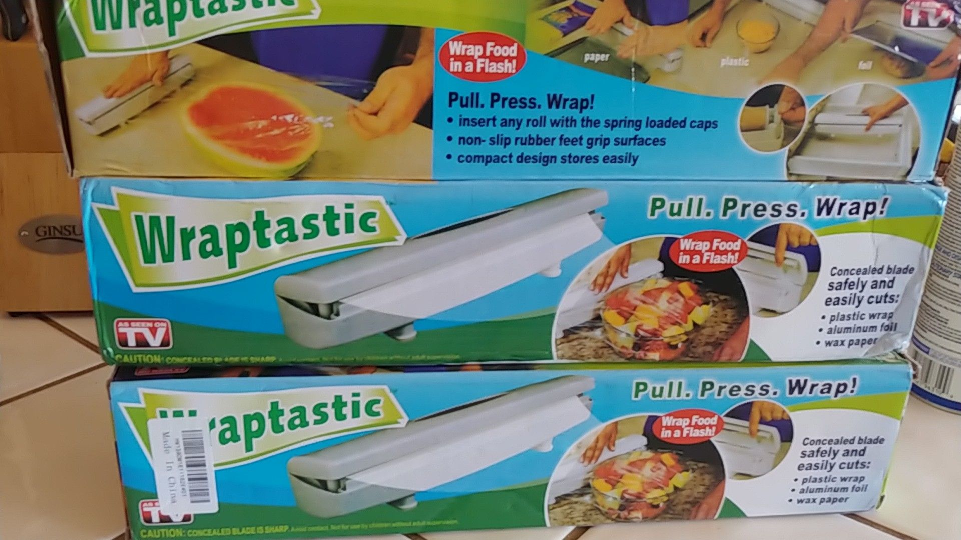 Brand new Wrap master for plastic, wax paper, and foil.