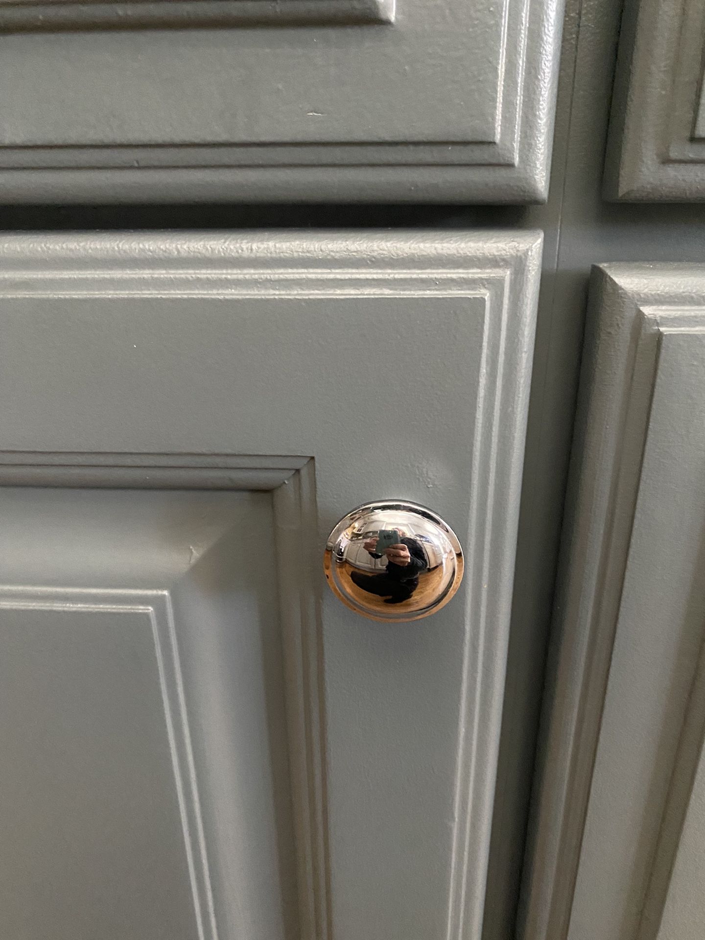 12 Polished Chrome “Mushroom” Cabinet Knobs
