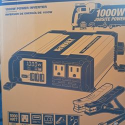 Dewalt 1000w Jobsite Power Inverter