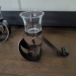 Metal Votive Holders X2