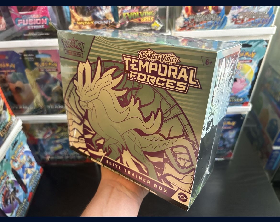 Pokemon TCG Temporal Forces Elite Trainer Box ETB Walking Wake- FACTORY SEALED