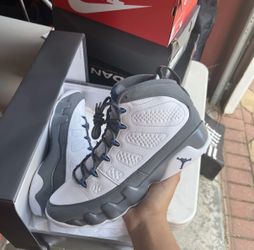 Jordan retro 9 flint grey 2026 size 9