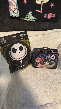 Nightmare before Christmas mouse pad or kids lunchbox $20 EACH!