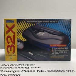Sega Genesis 32X - In Box - Tested And Working Perfectly - For Sale Or Trade 