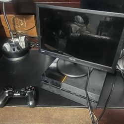 PS4 And Monitor For Sale 