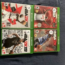 Xbox One NBA 2K 4-Game Bundle – 14,15,18,19 – Tested & Complete